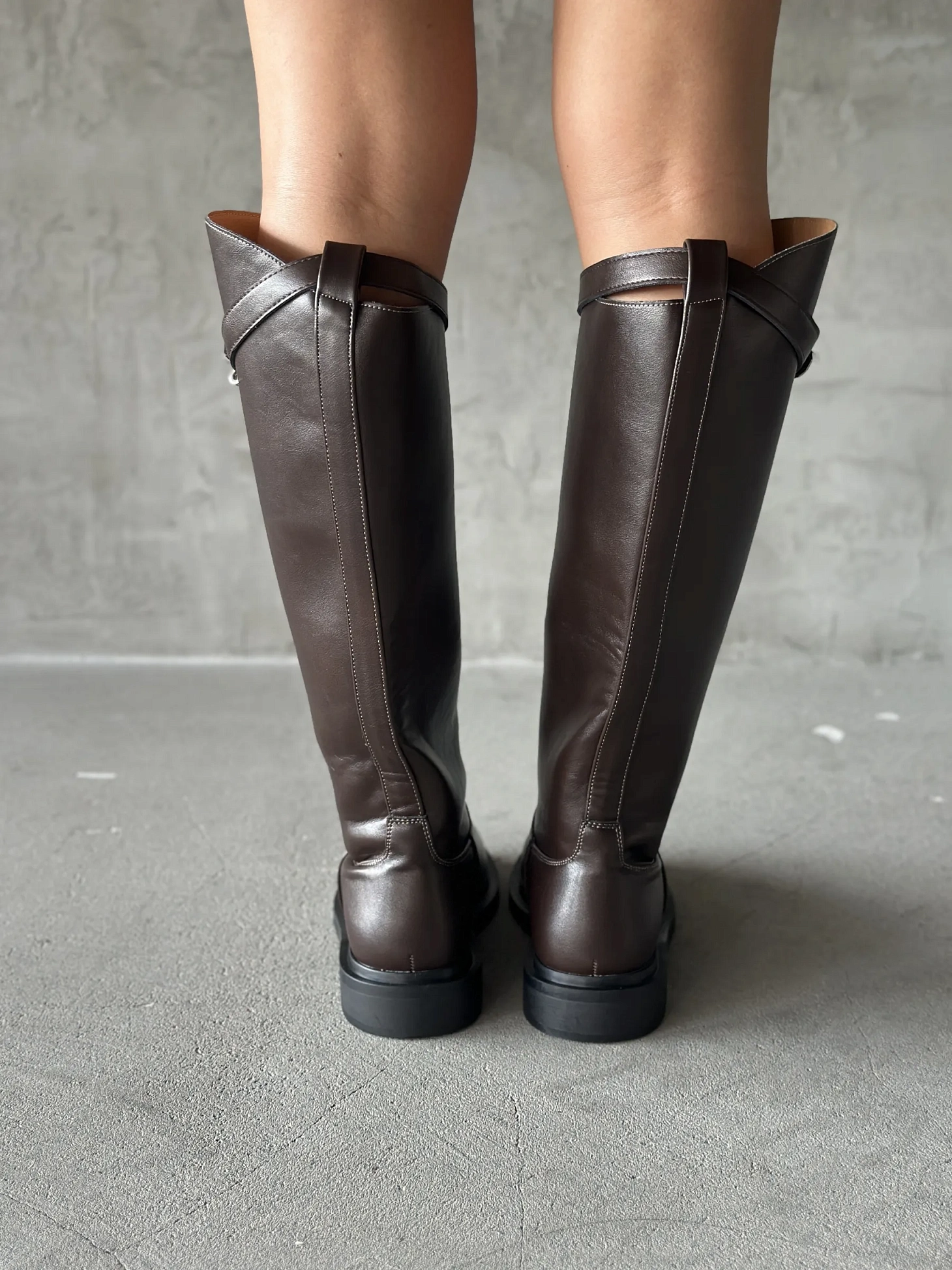 Сапоги женские экокожа