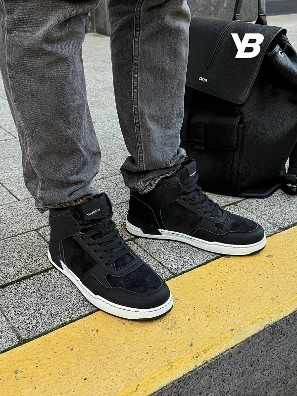 Зимние кроссовки утепленные высокие кеды