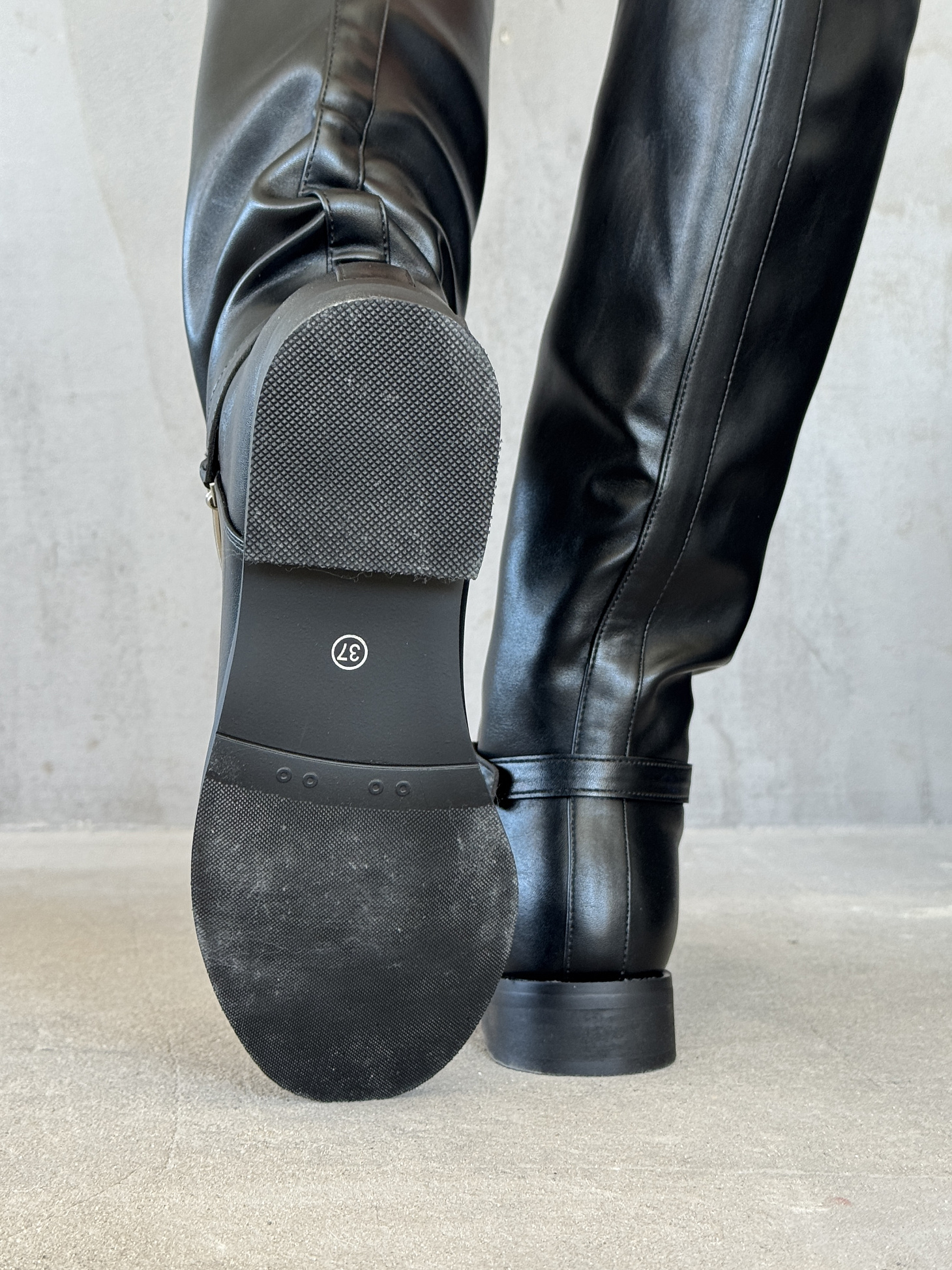 Сапоги женские экокожа шерсть