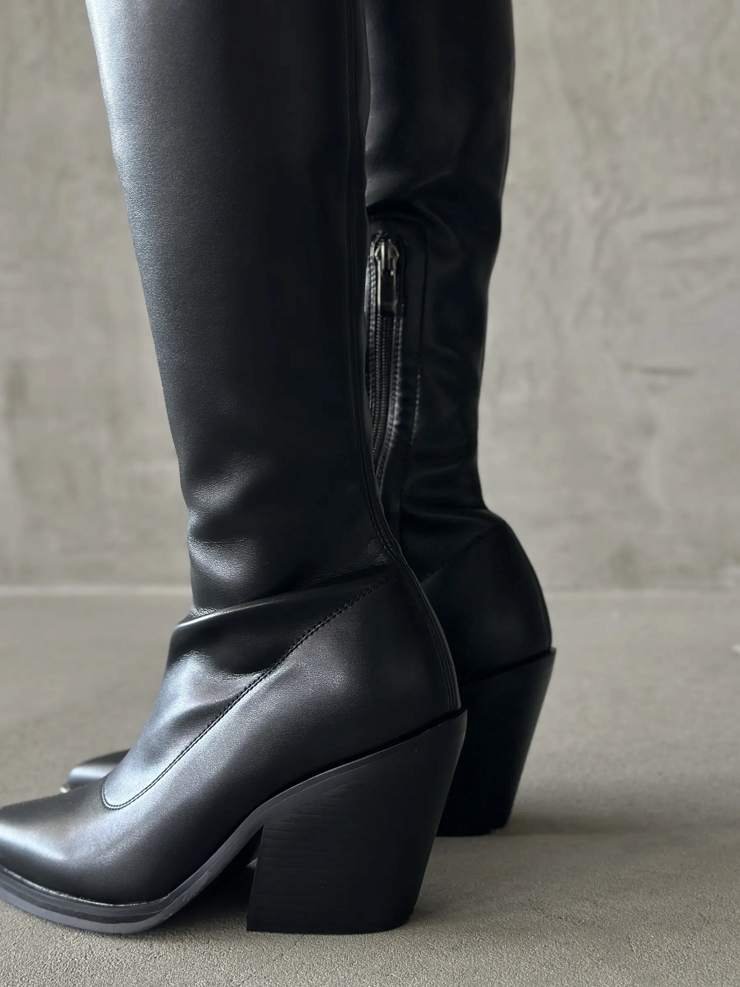 Ботфорты женские экокожа