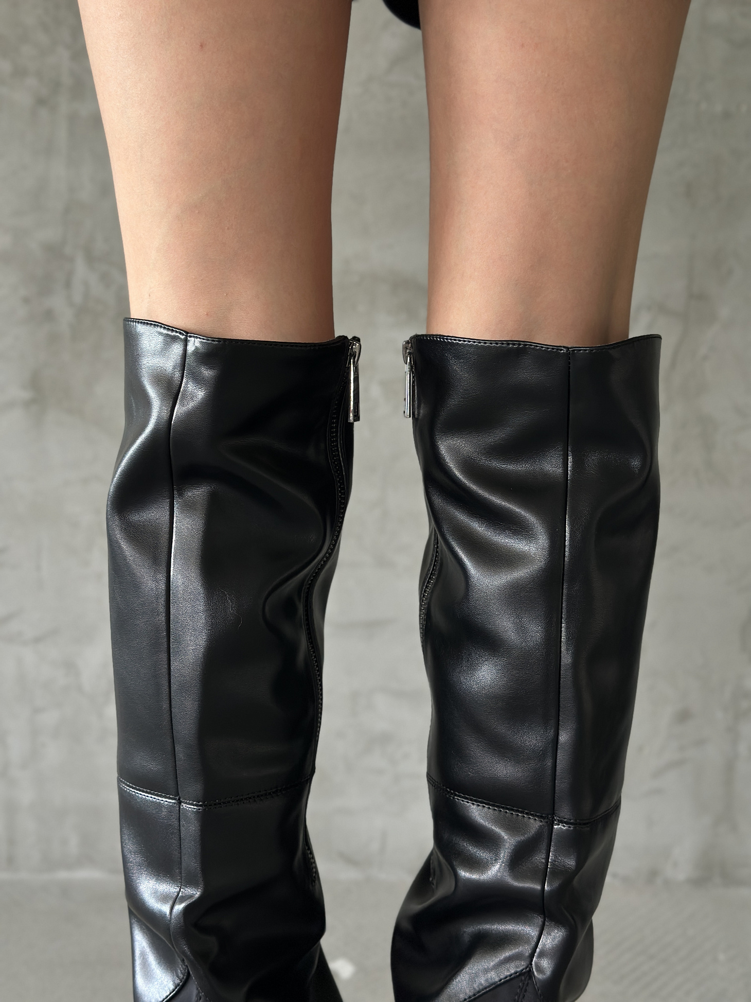 Ботфорты-трансформеры женские экокожа