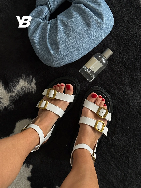 Летние босоножки женские на плоской подошве