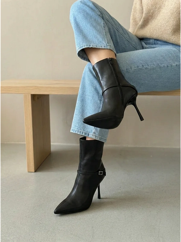 Ботильоны женские экокожа