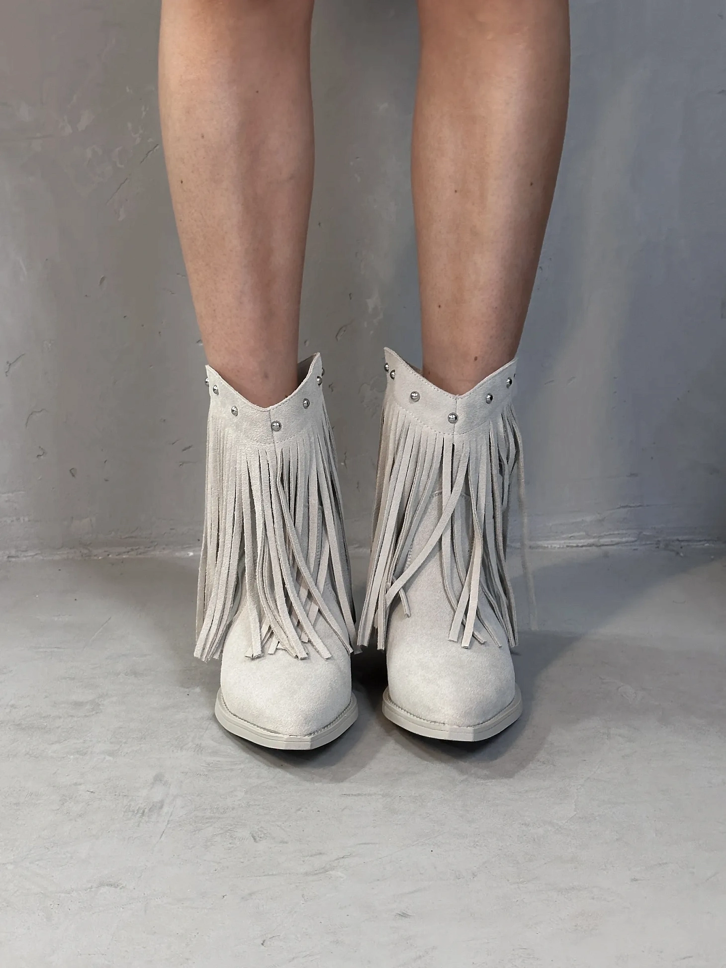 Казаки женские натуральная замша