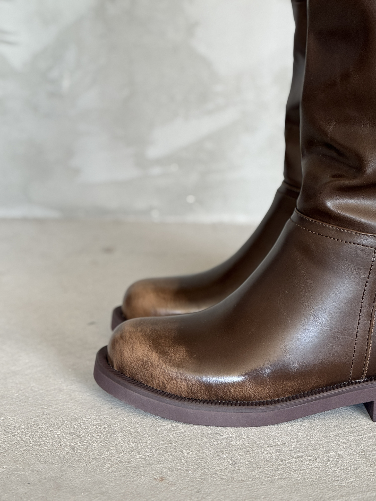 Сапоги женские экокожа шерсть