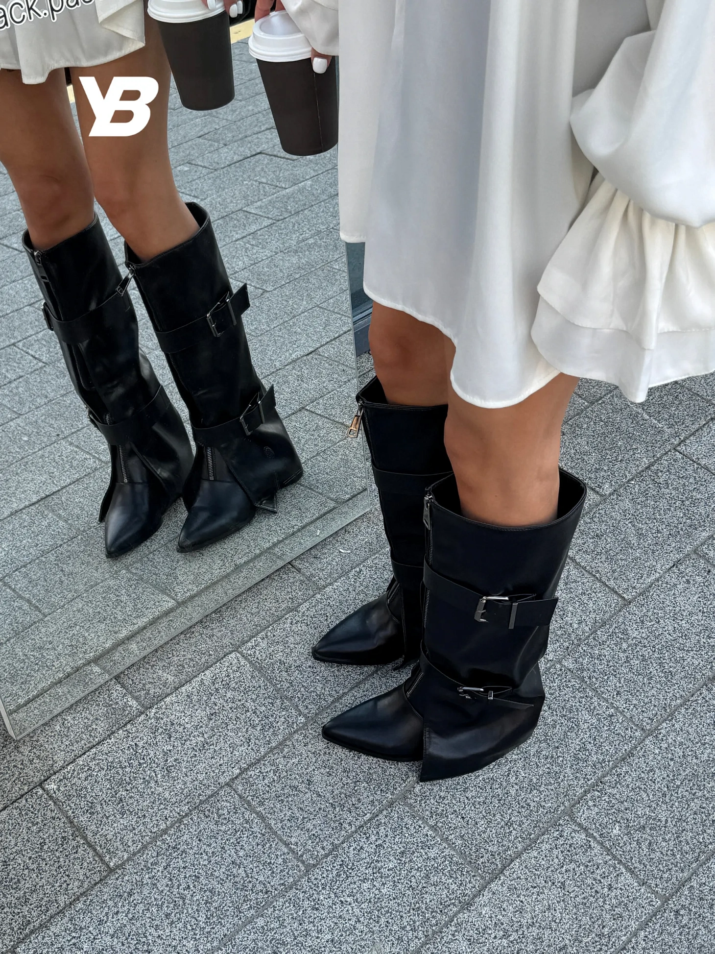 Сапоги женские экокожа