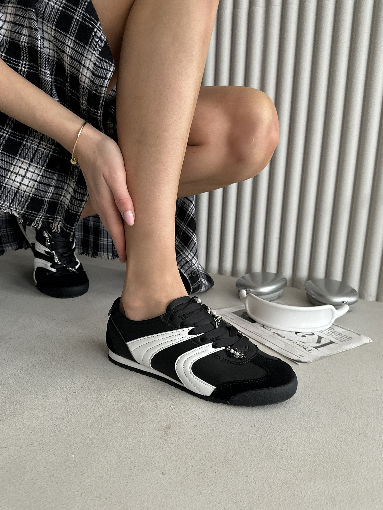 Кеды женские экокожа