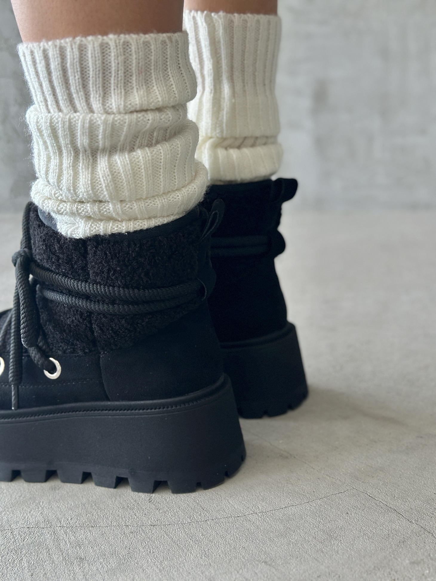 Угги женские экозамша шерсть