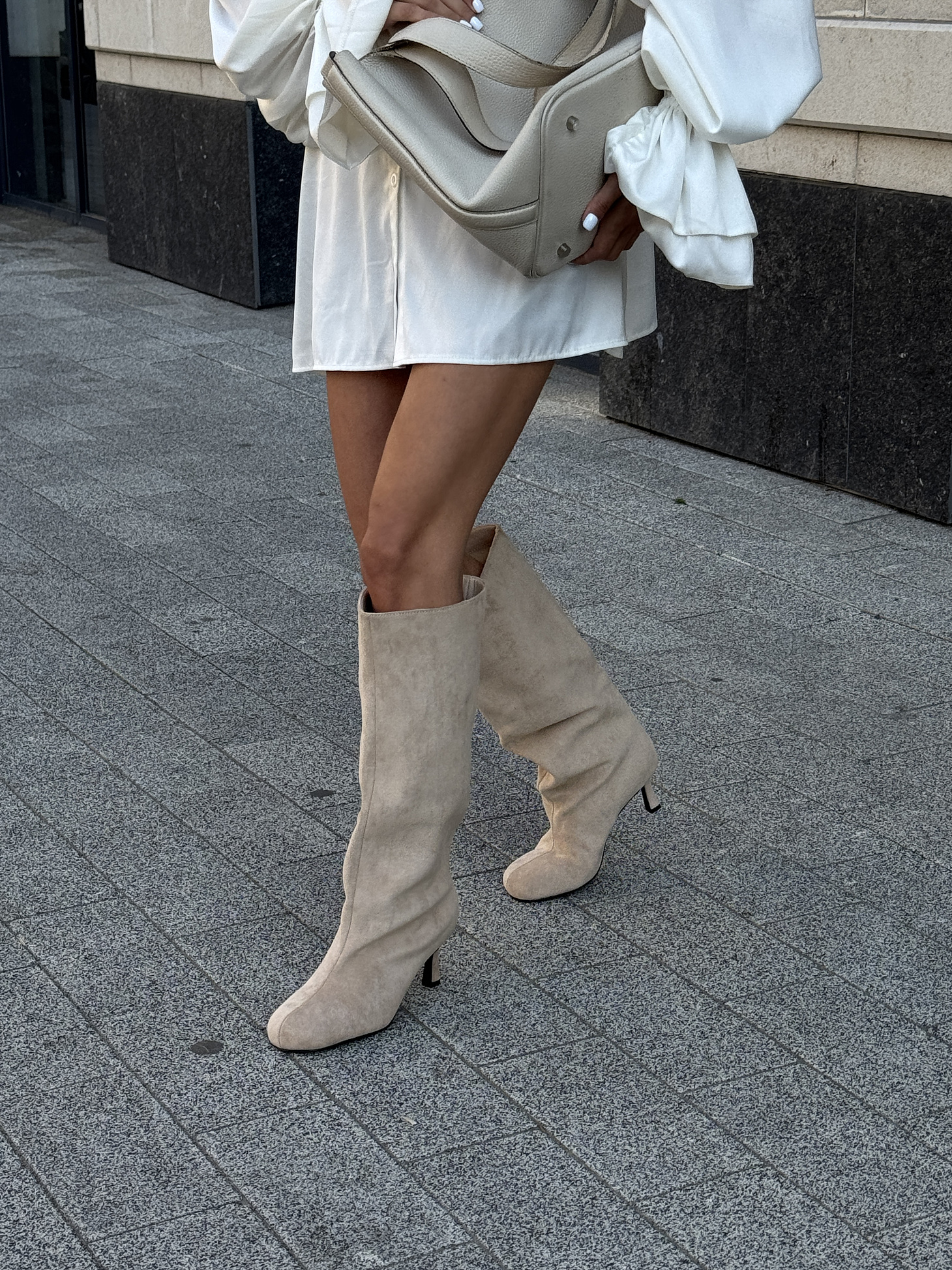 Сапоги женские текстиль