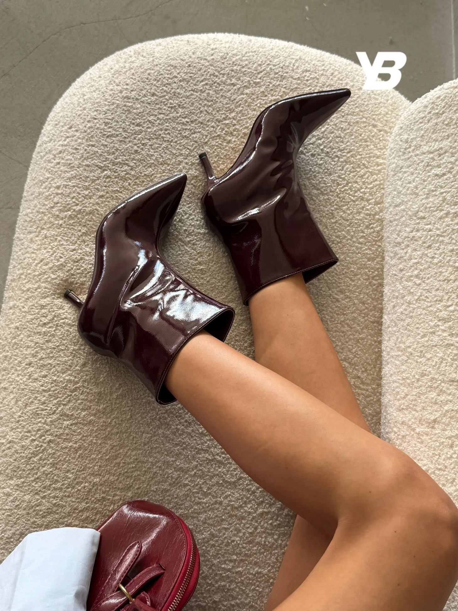 Ботильоны на низком каблуке демисезонные