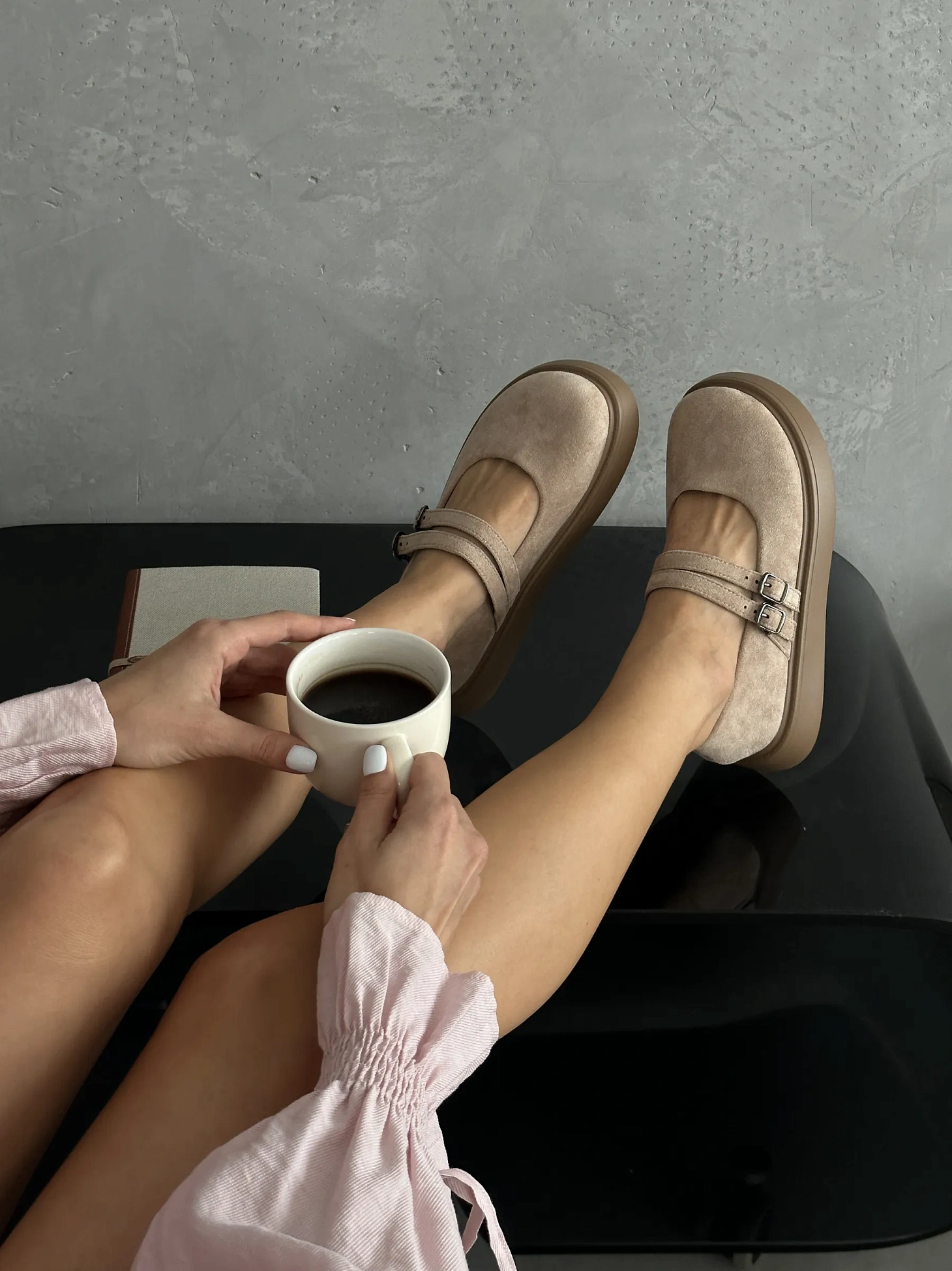 Лоферы женские мери джейн на платформе летние