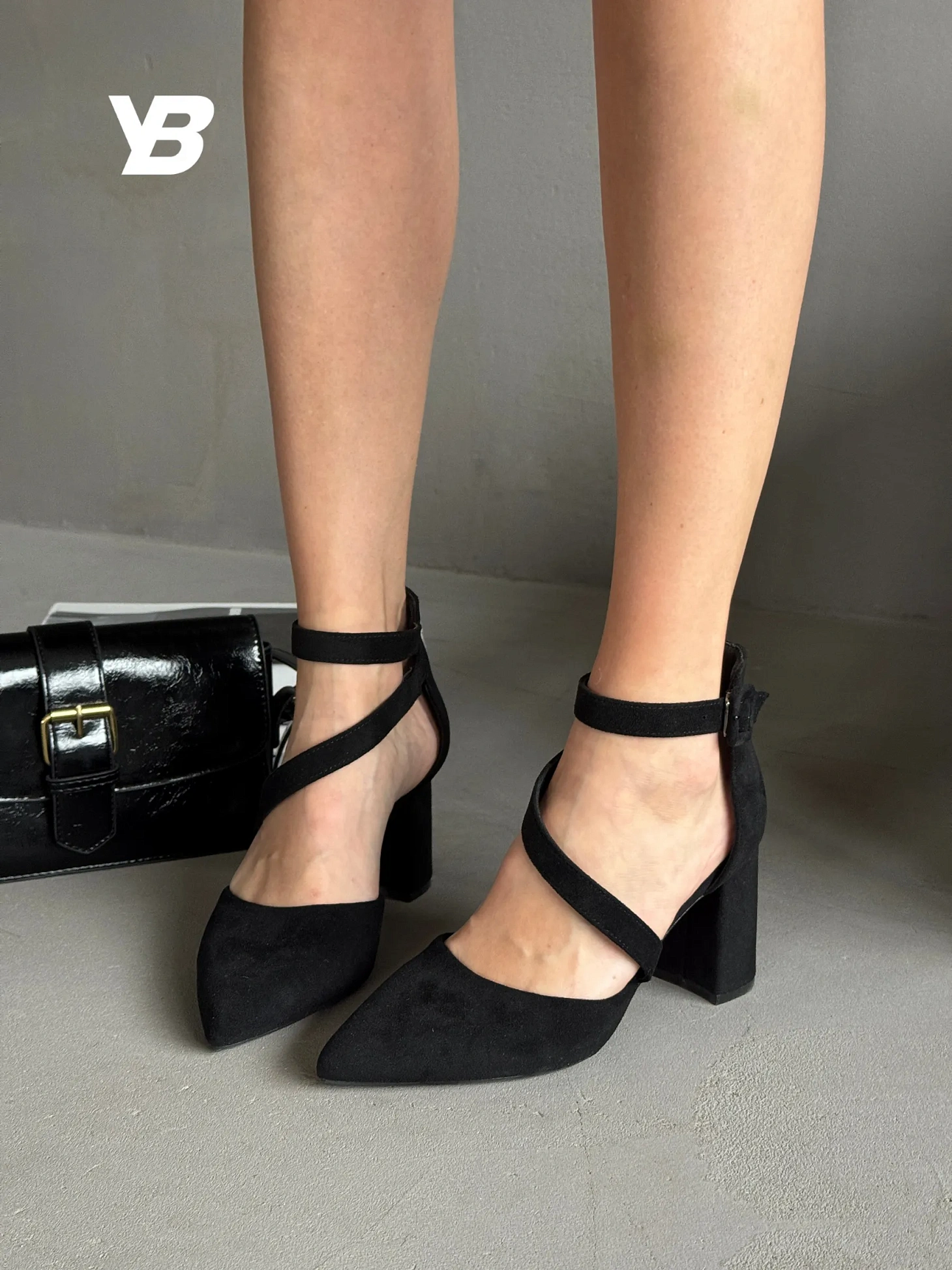 Туфли женские экозамша