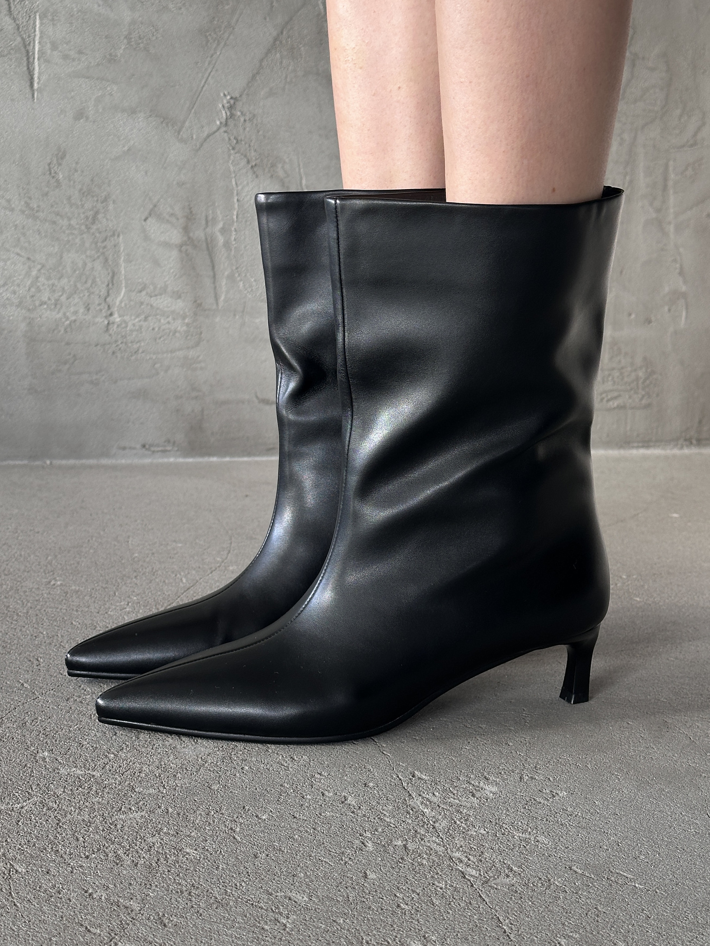 Сапоги женские экокожа