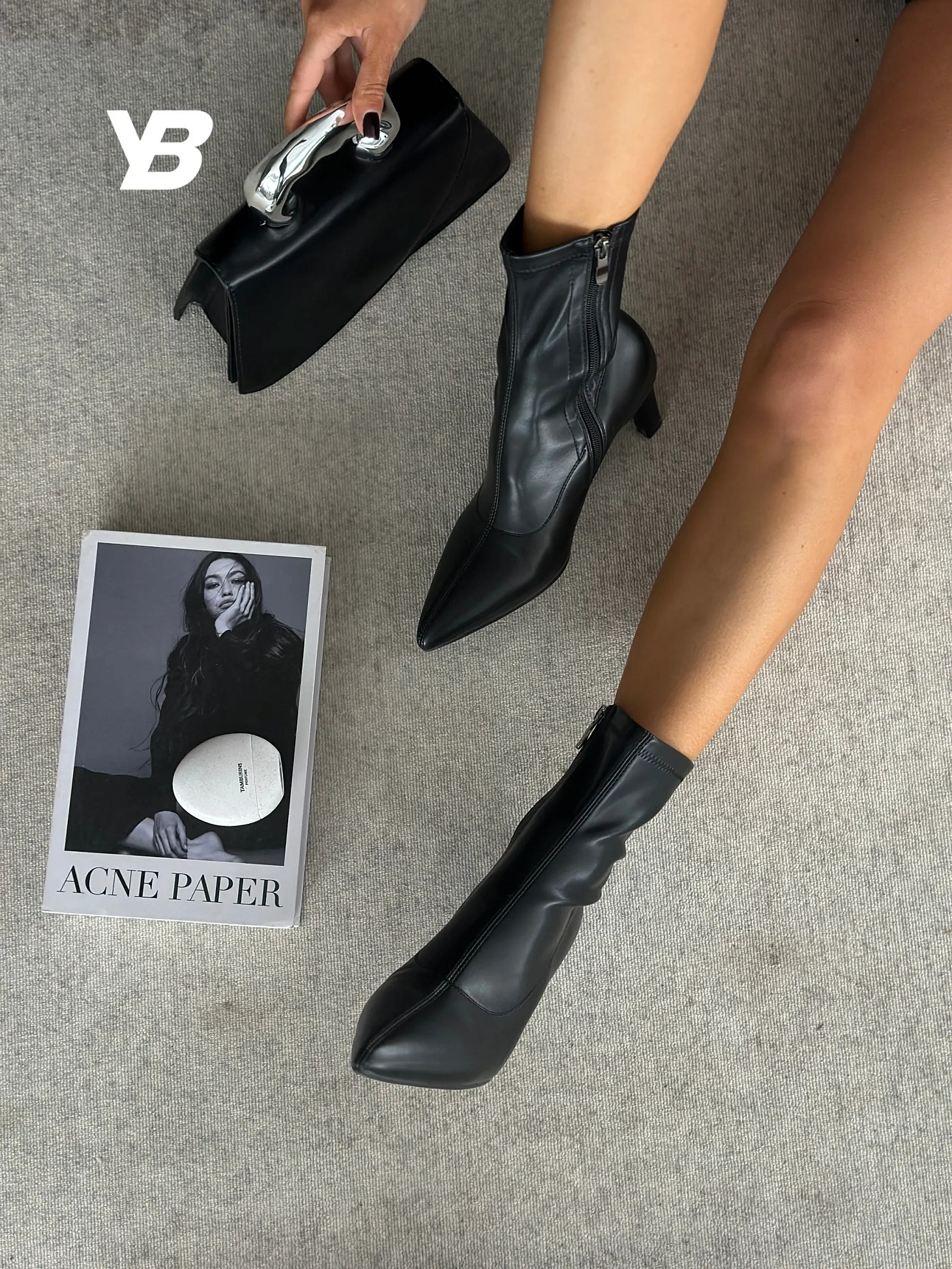 Ботильоны женские демисезонные на каблуке