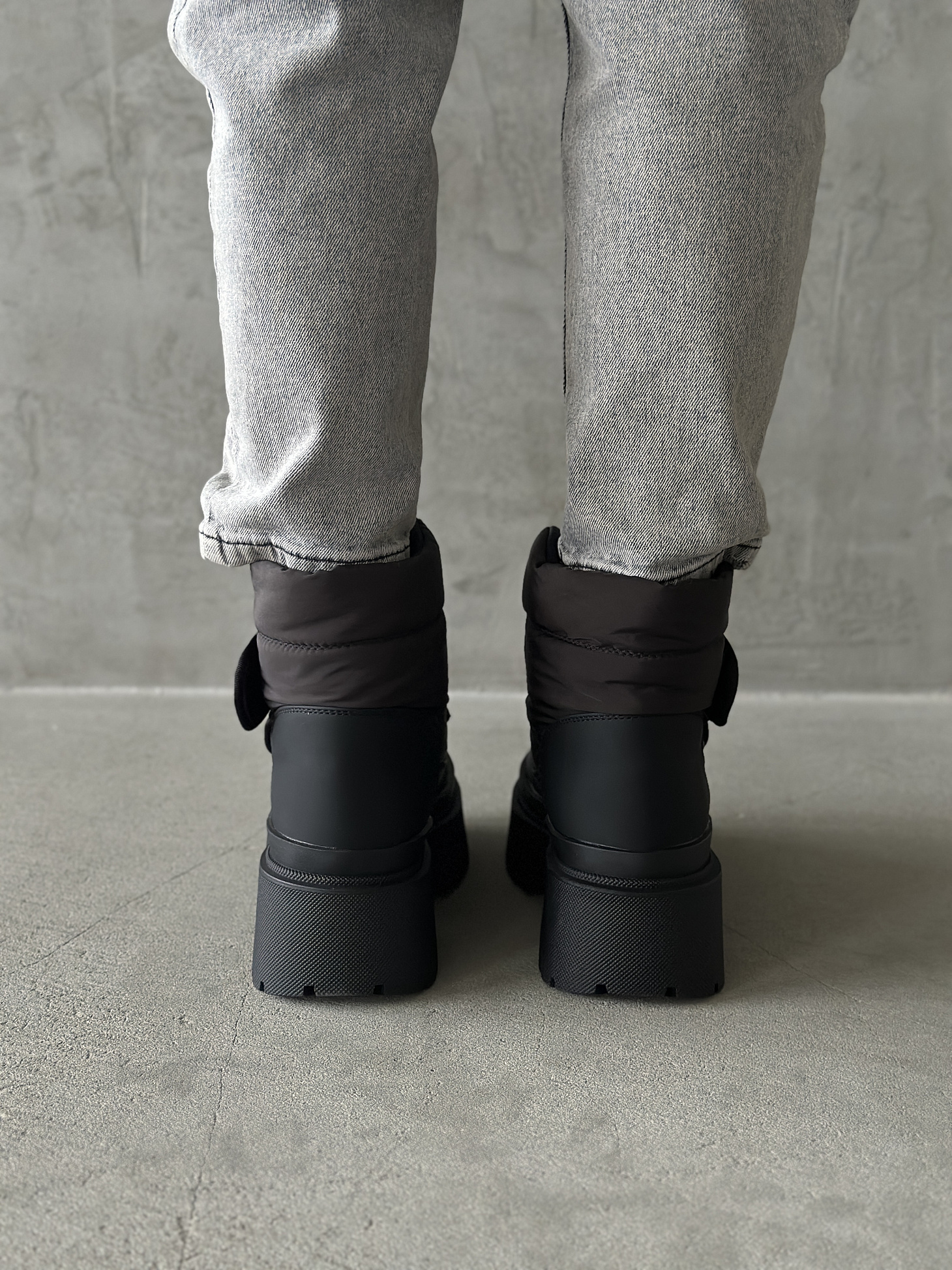 Дутики женские текстиль шерсть