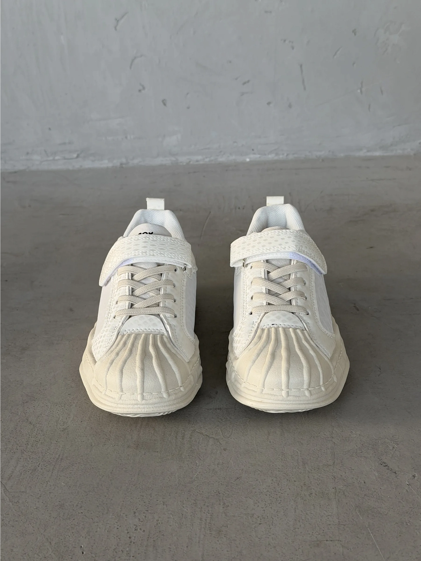 Кеды детские на платформе с липучками