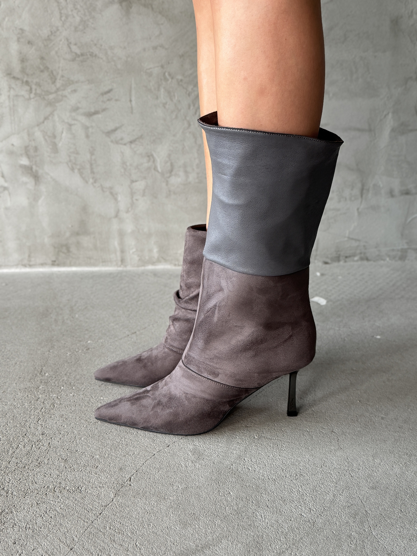 Ботильоны женские текстиль