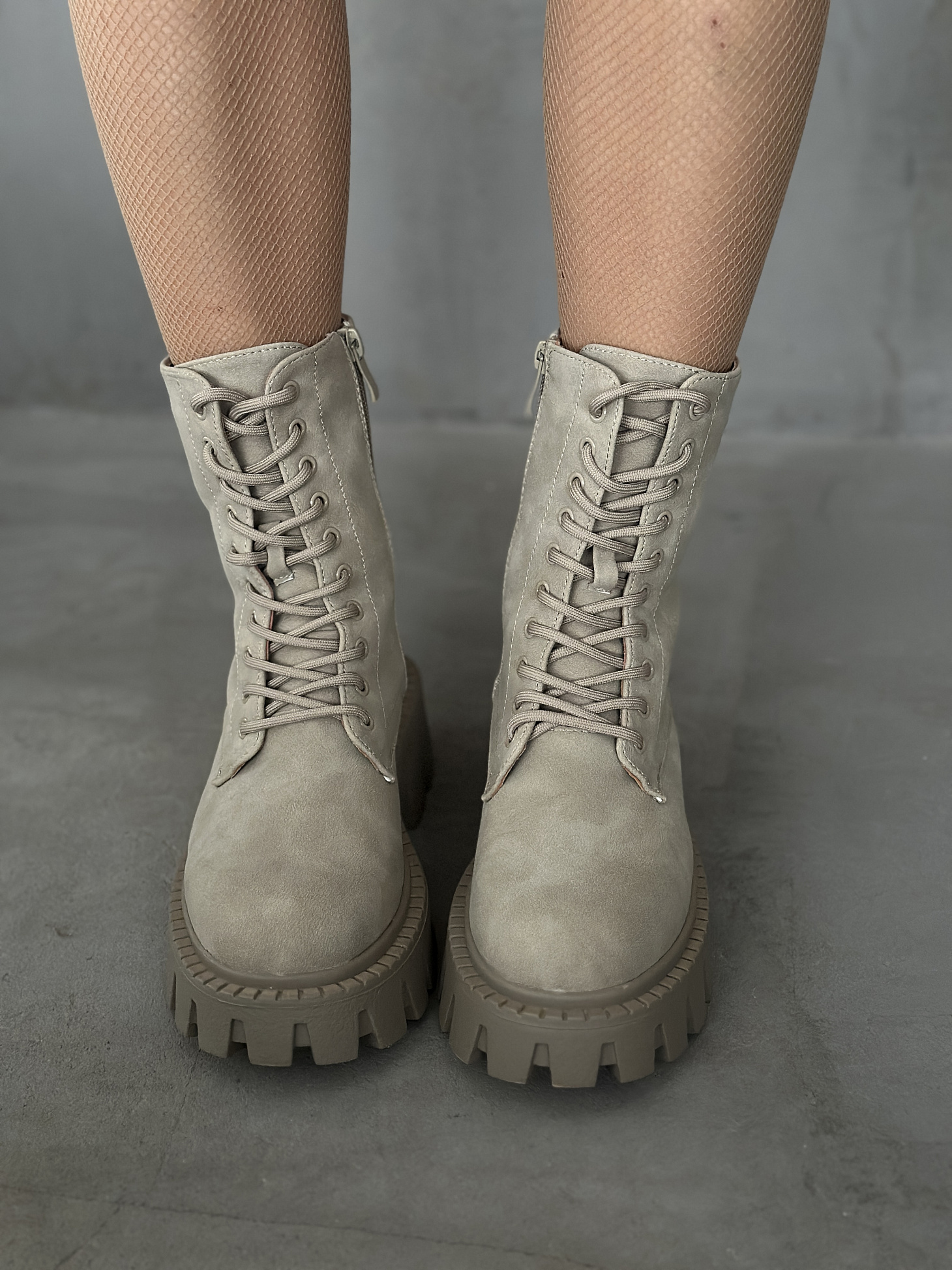 Ботинки женские экокожа