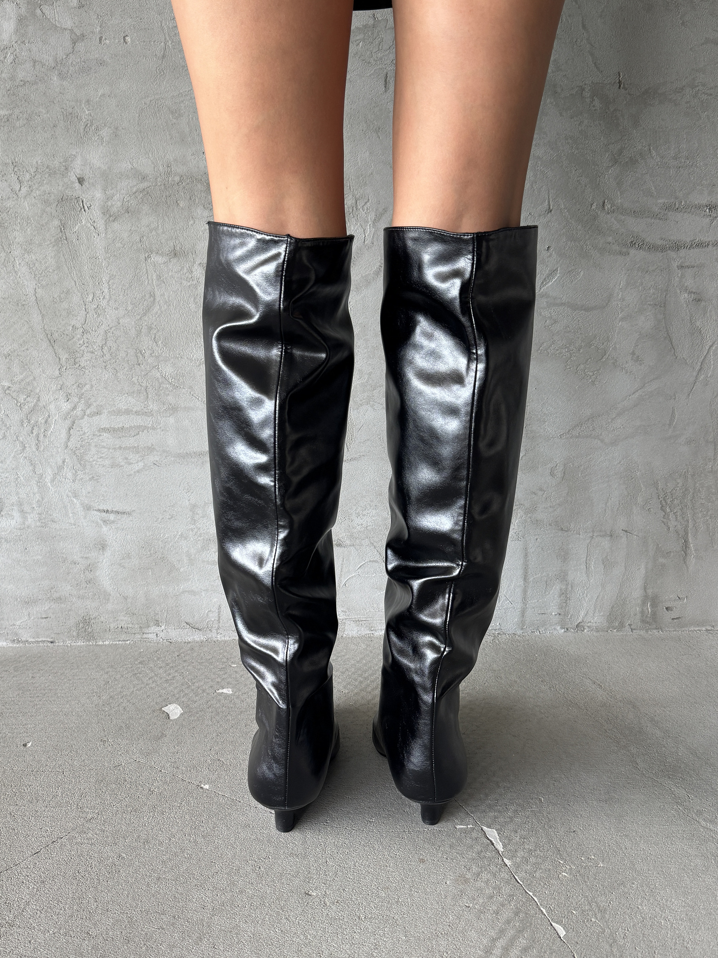 Сапоги женские экокожа