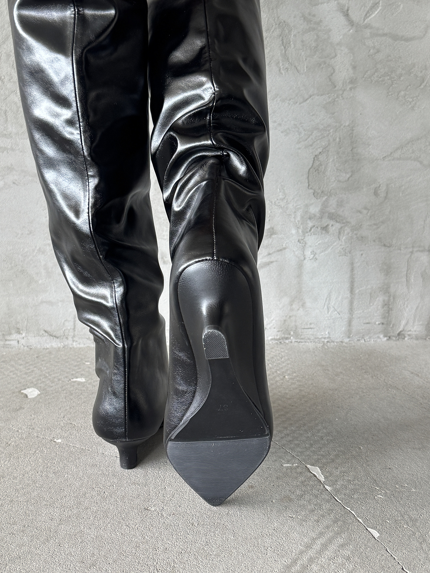 Сапоги женские экокожа