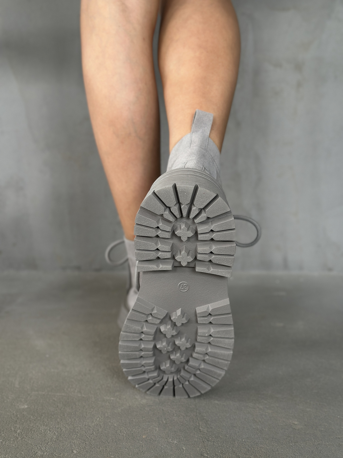 Ботинки женские натуральная замша