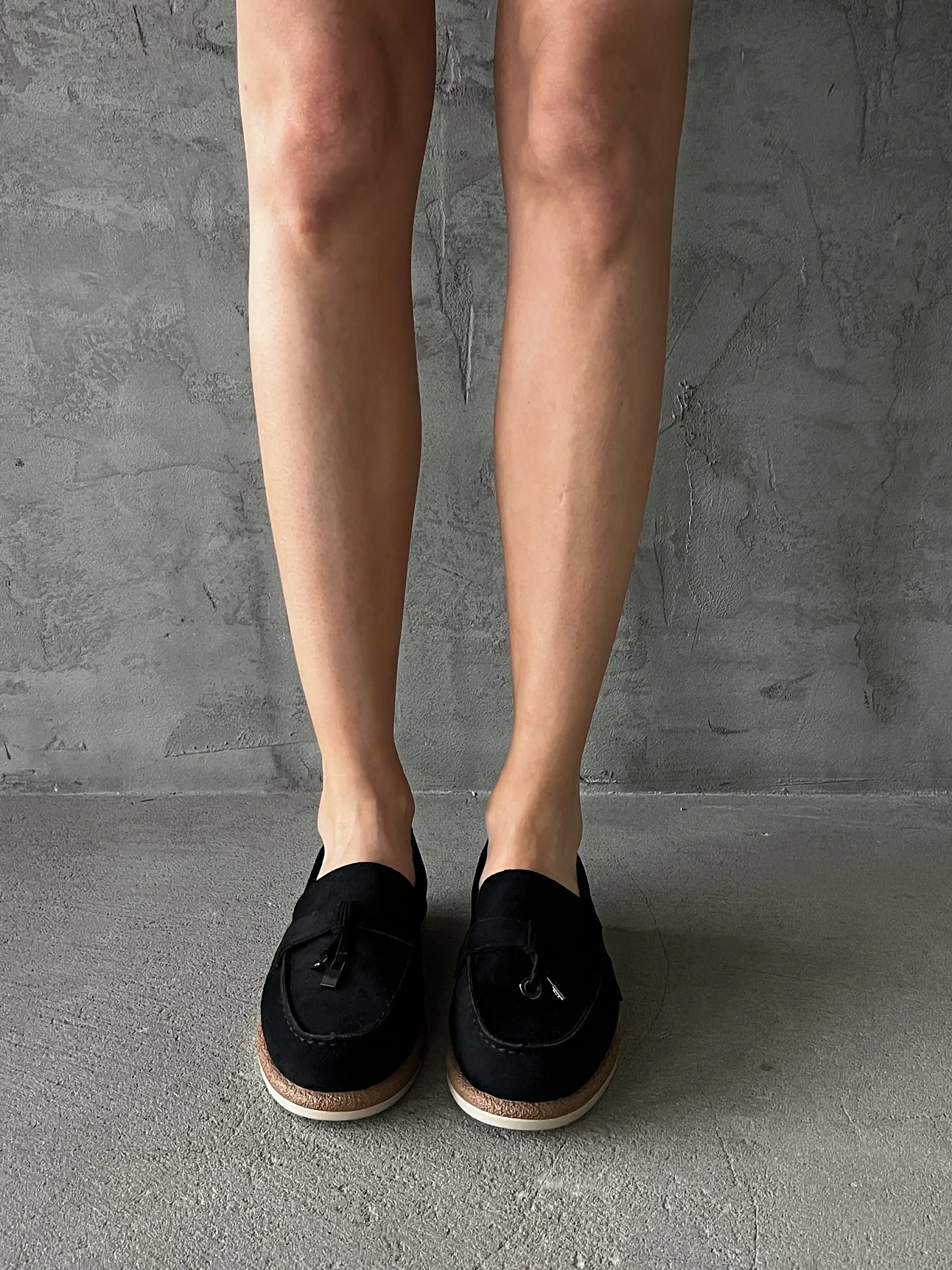 Лоферы на тонкой подошве