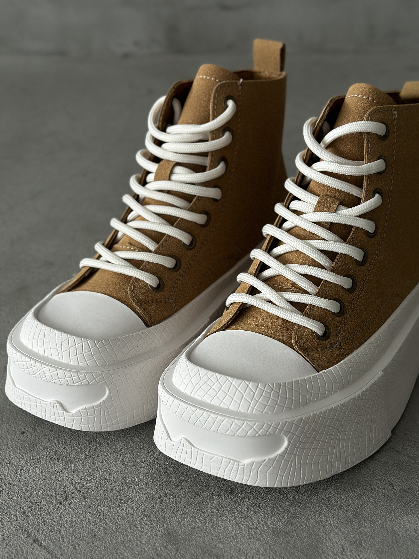 Кеды женские экозамша