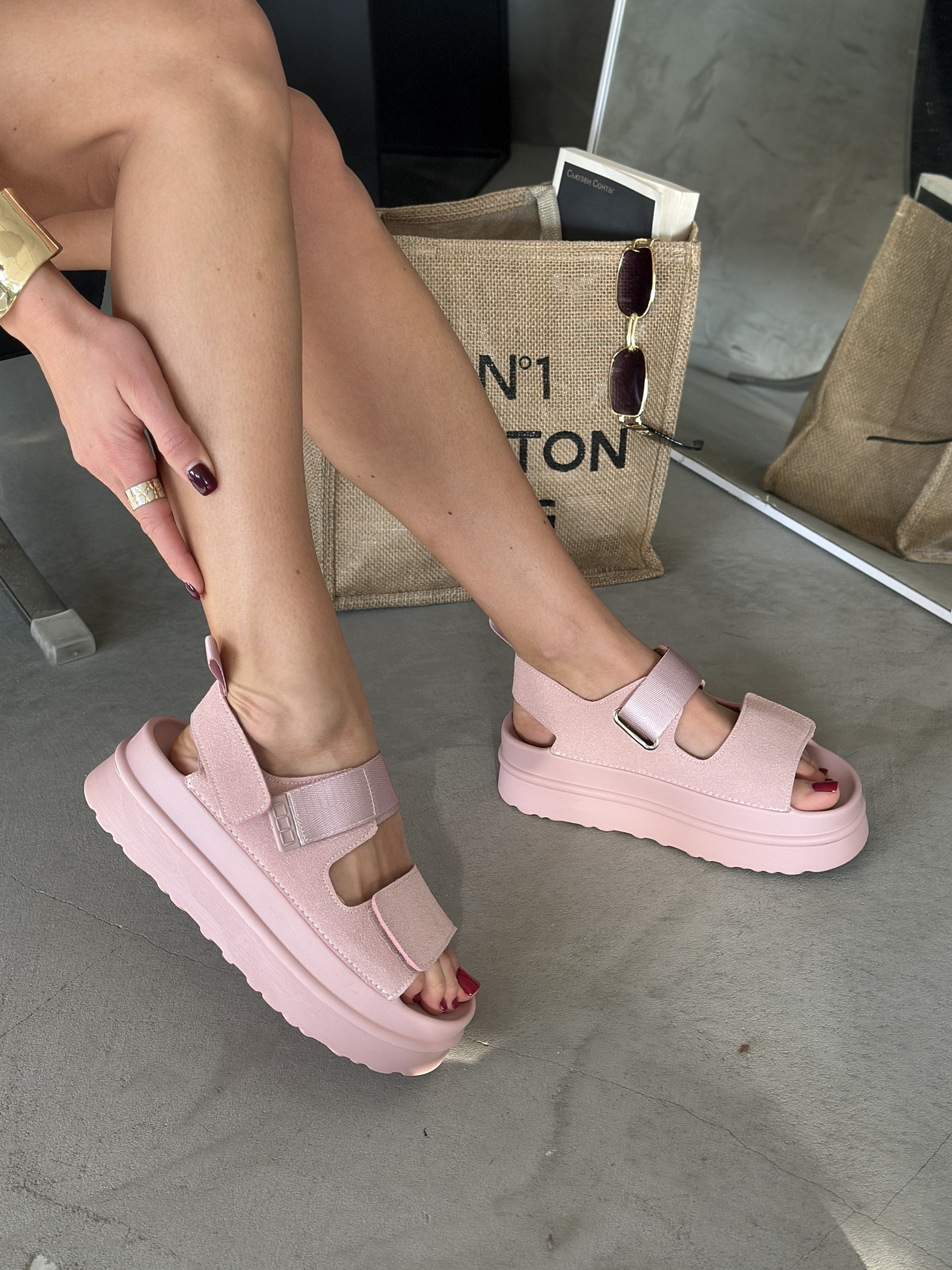 Босоножки женские экокожа