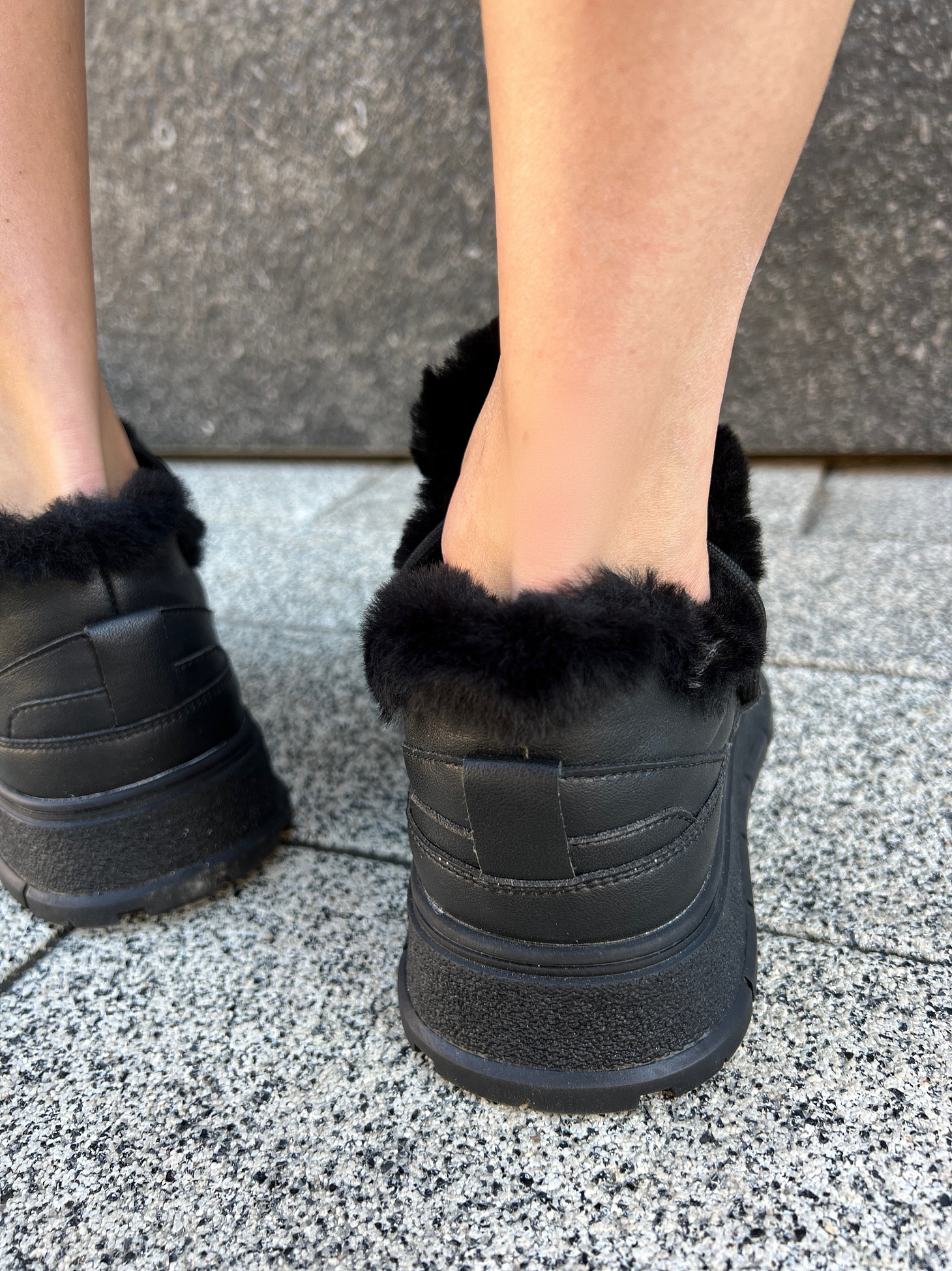 Угги женские кожа шерсть