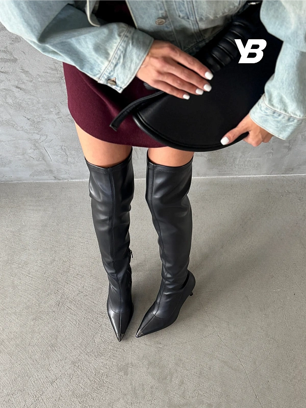 Ботфорты женские экокожа