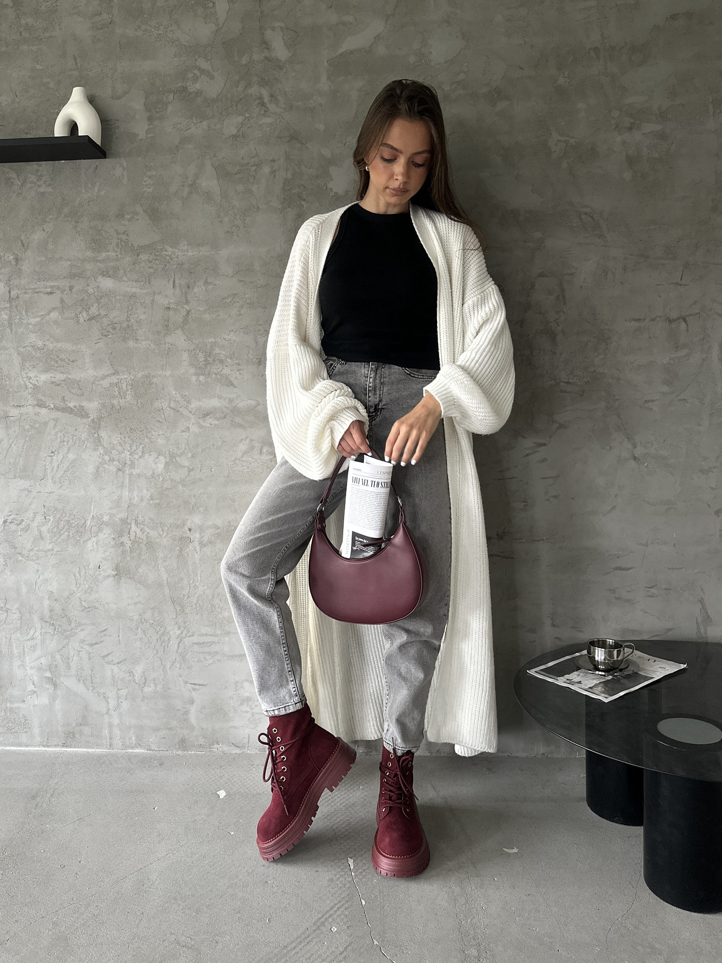 Ботинки женские натуральная замша