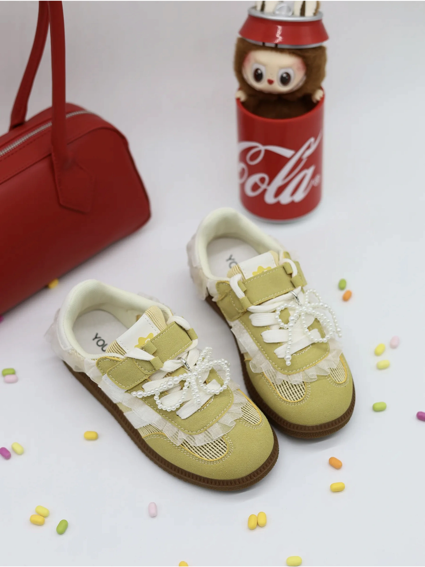 Демисезонные кроссовки детские на платформе