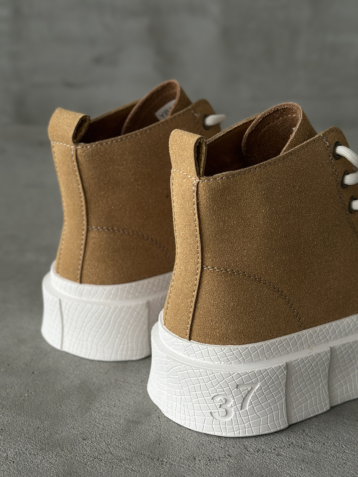 Кеды женские экозамша