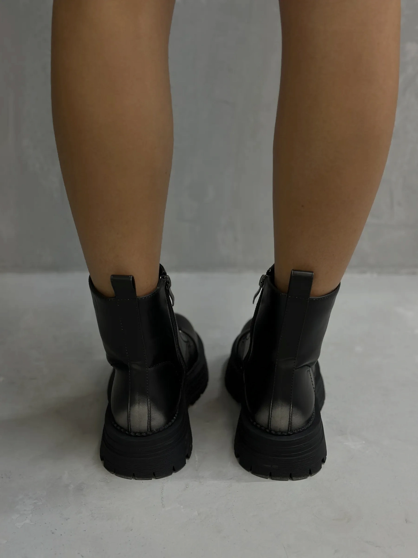 Ботинки женские экокожа