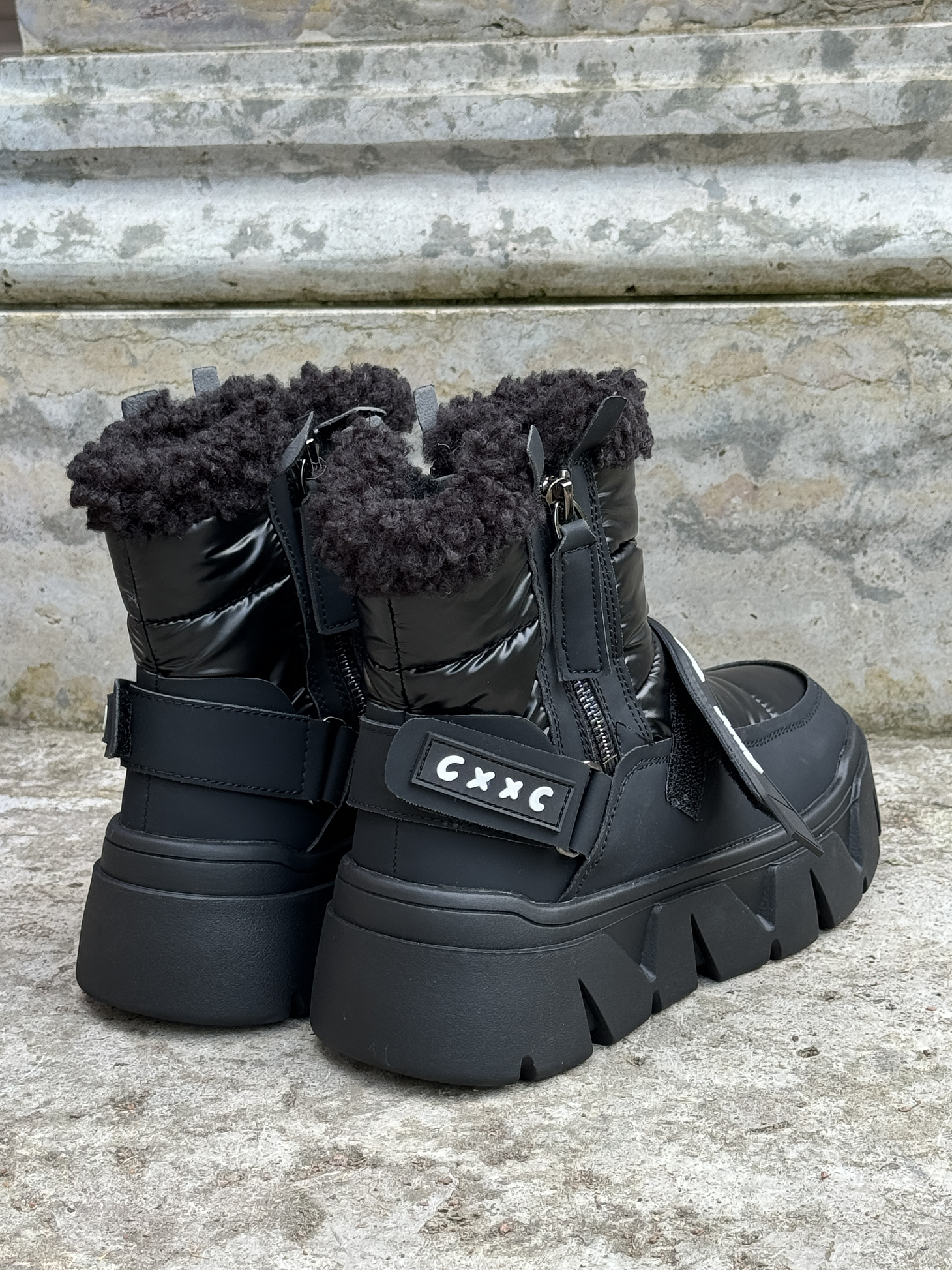 Ботинки детские текстиль шерсть