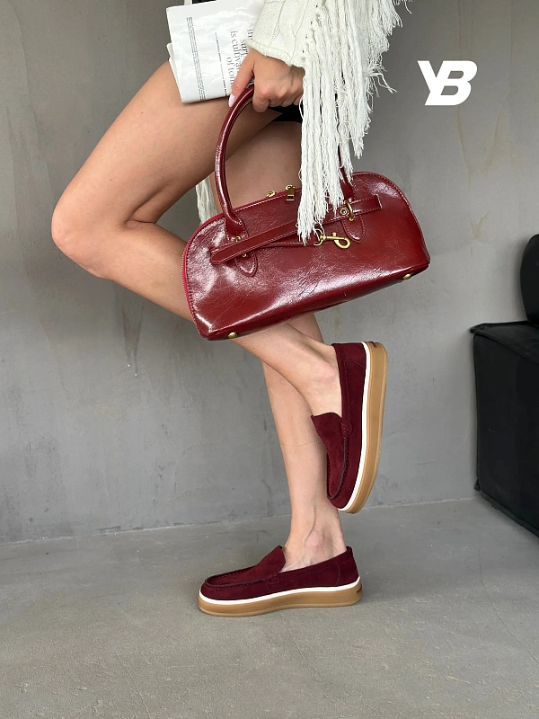 Лоферы на платформе высокой подошве