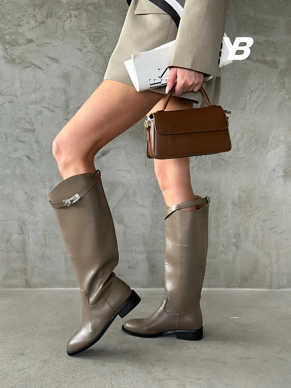 Сапоги женские экокожа