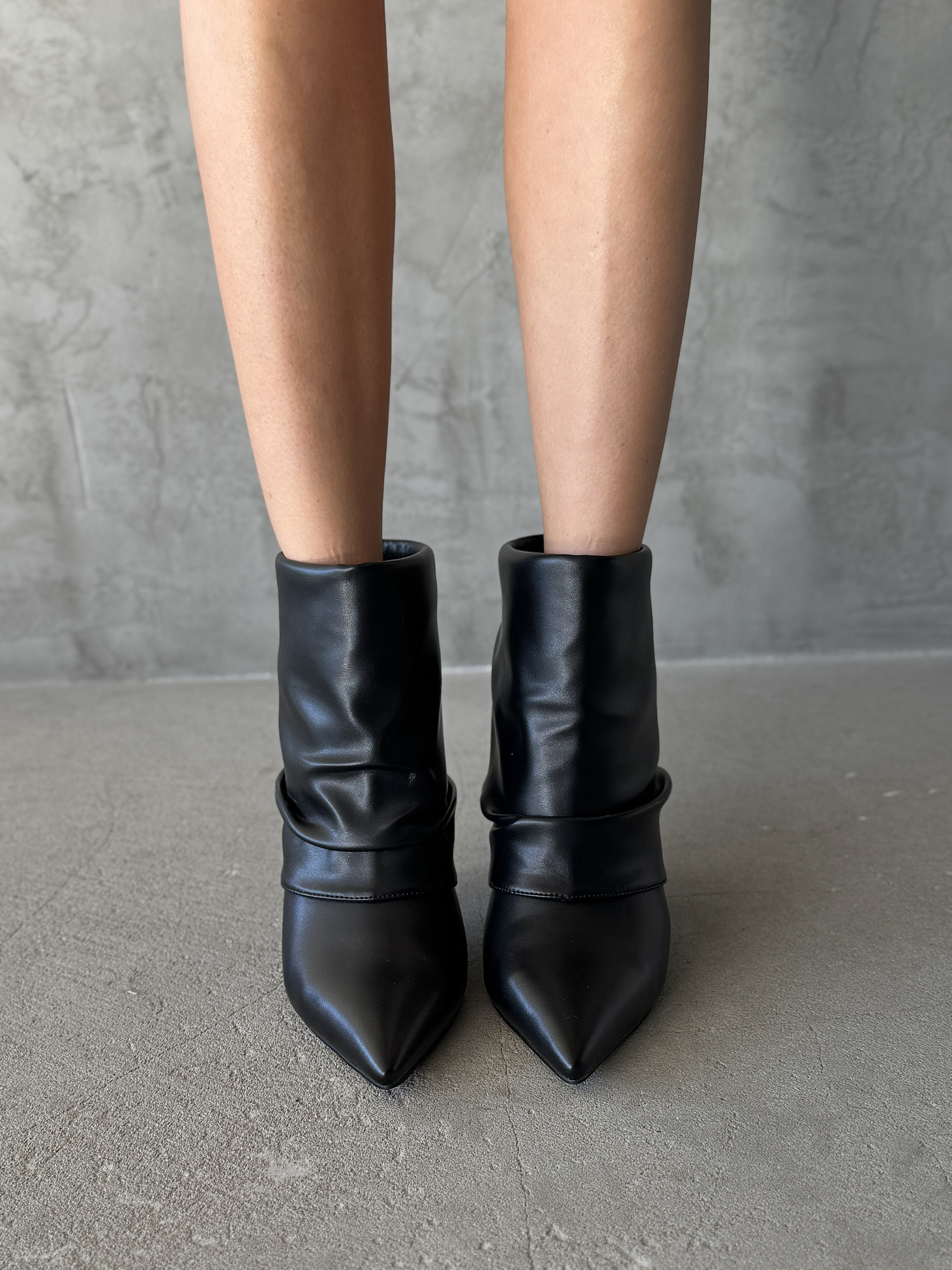 Ботильоны женские экокожа