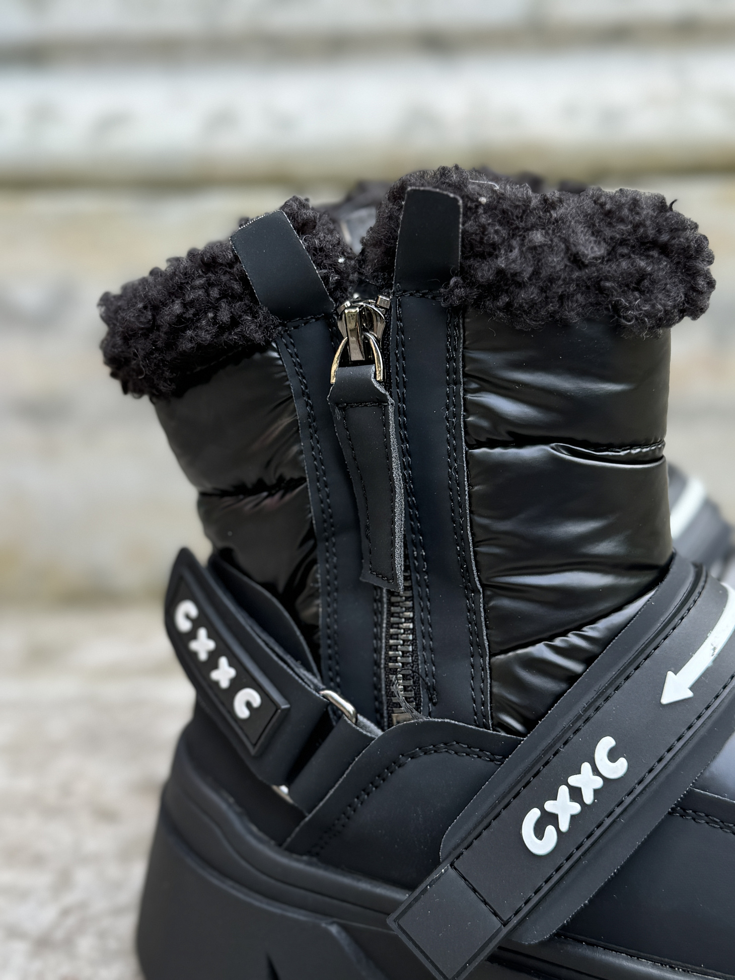 Ботинки детские текстиль шерсть