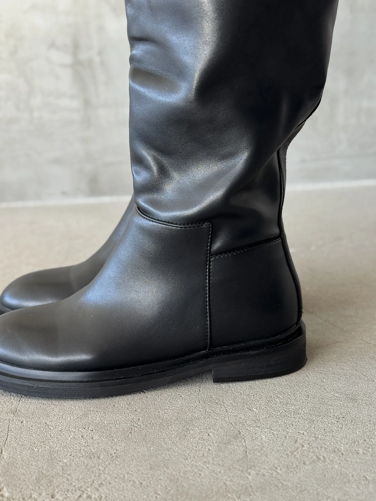 Сапоги женские экокожа шерсть