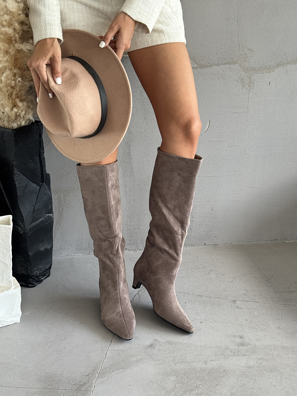 Сапоги женские текстиль