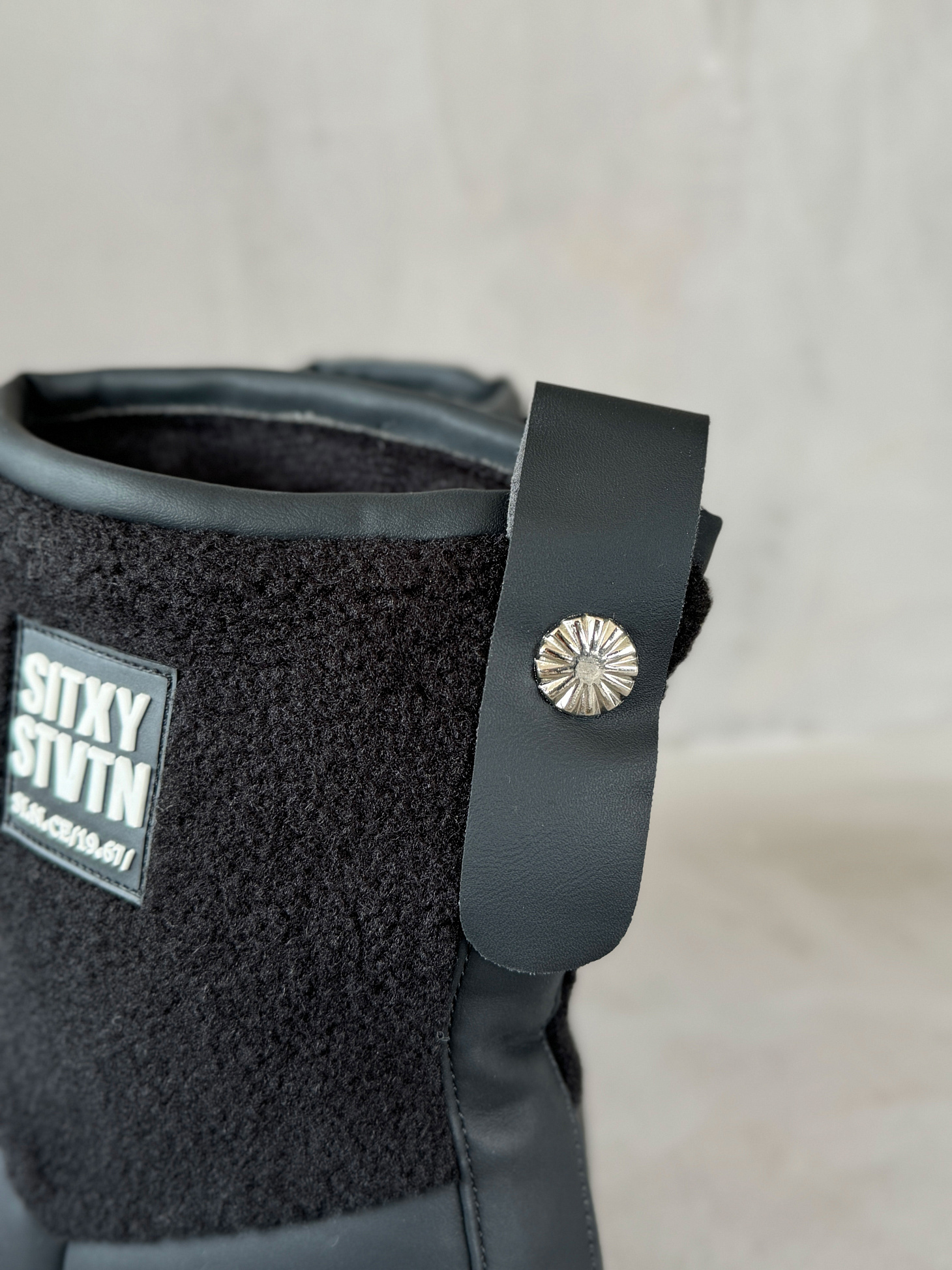 Ботинки детские экокожа шерсть