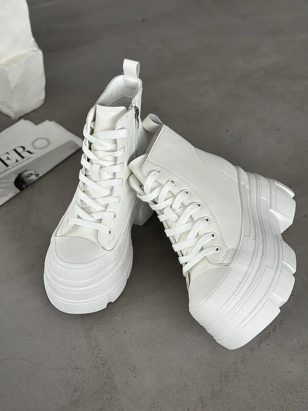 Ботинки женские экокожа