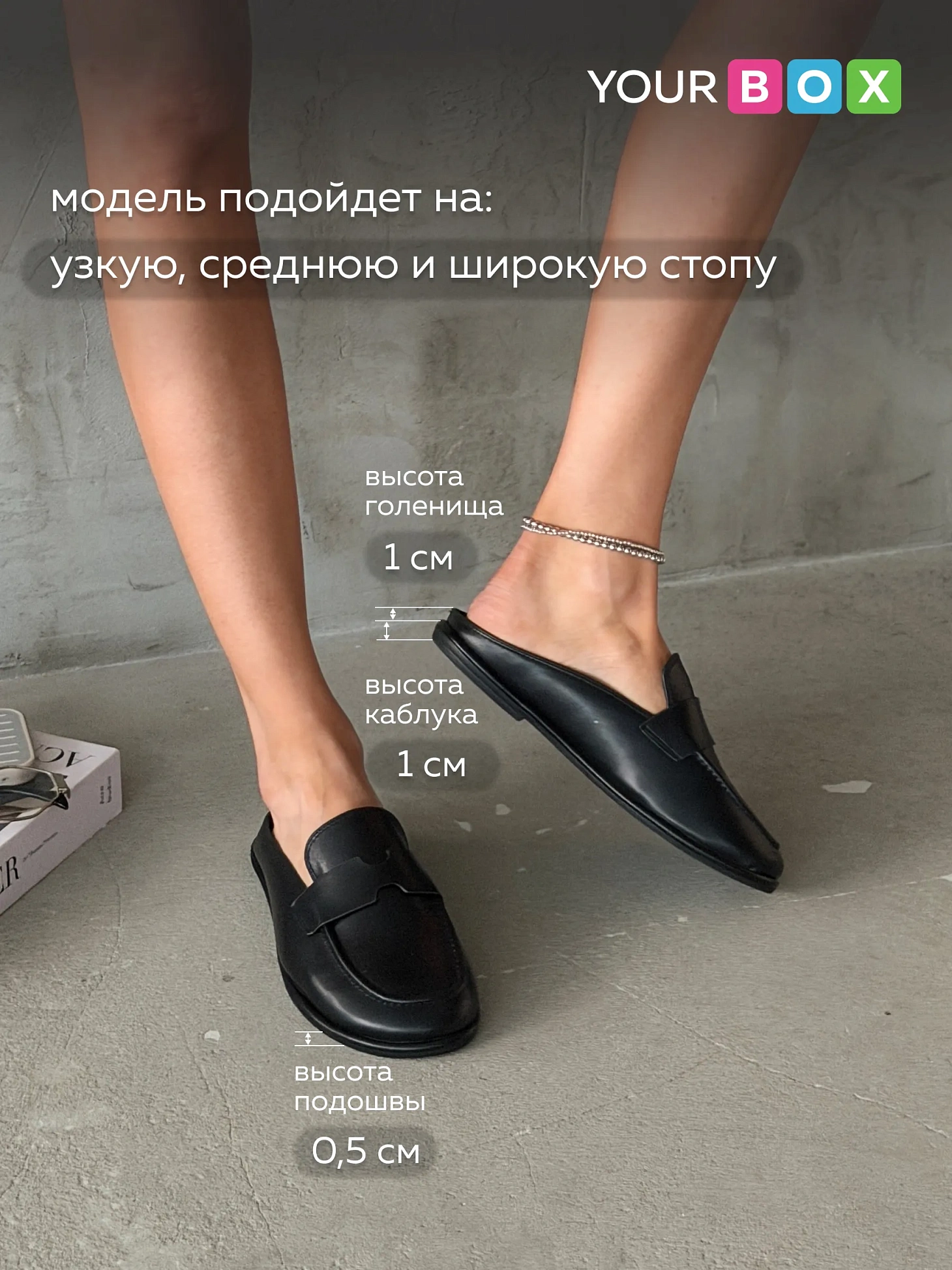 Летние сабо женские с закрытым носом