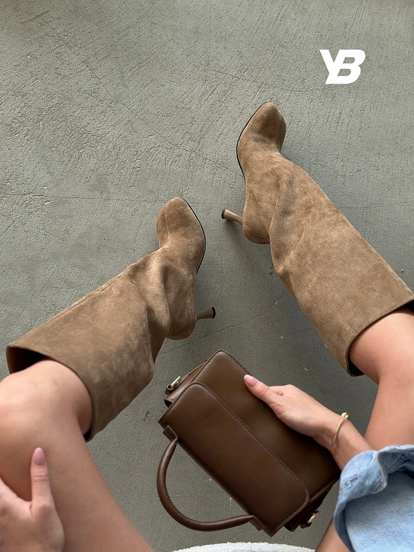 Сапоги женские текстиль