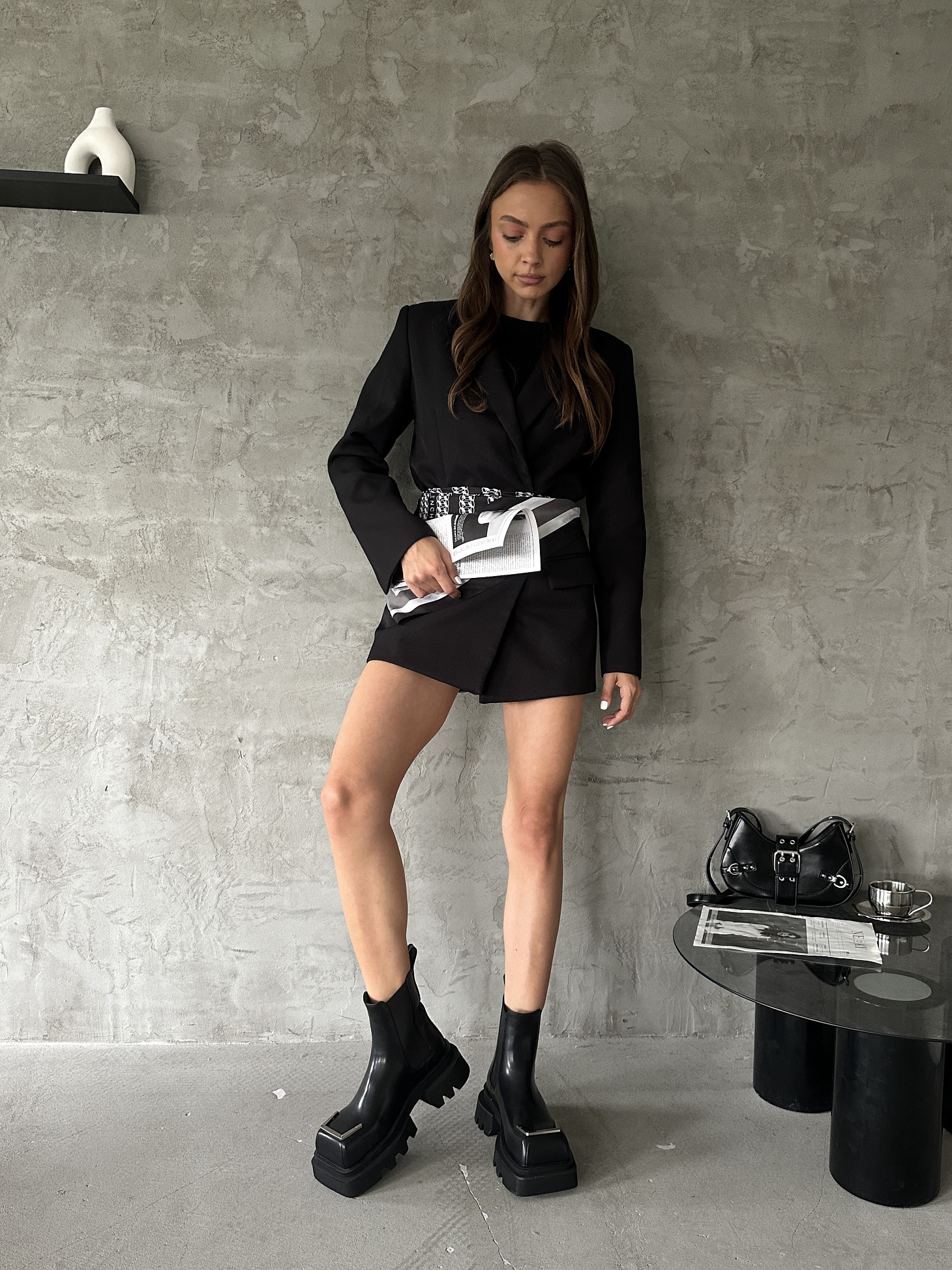 Ботинки женские экокожа