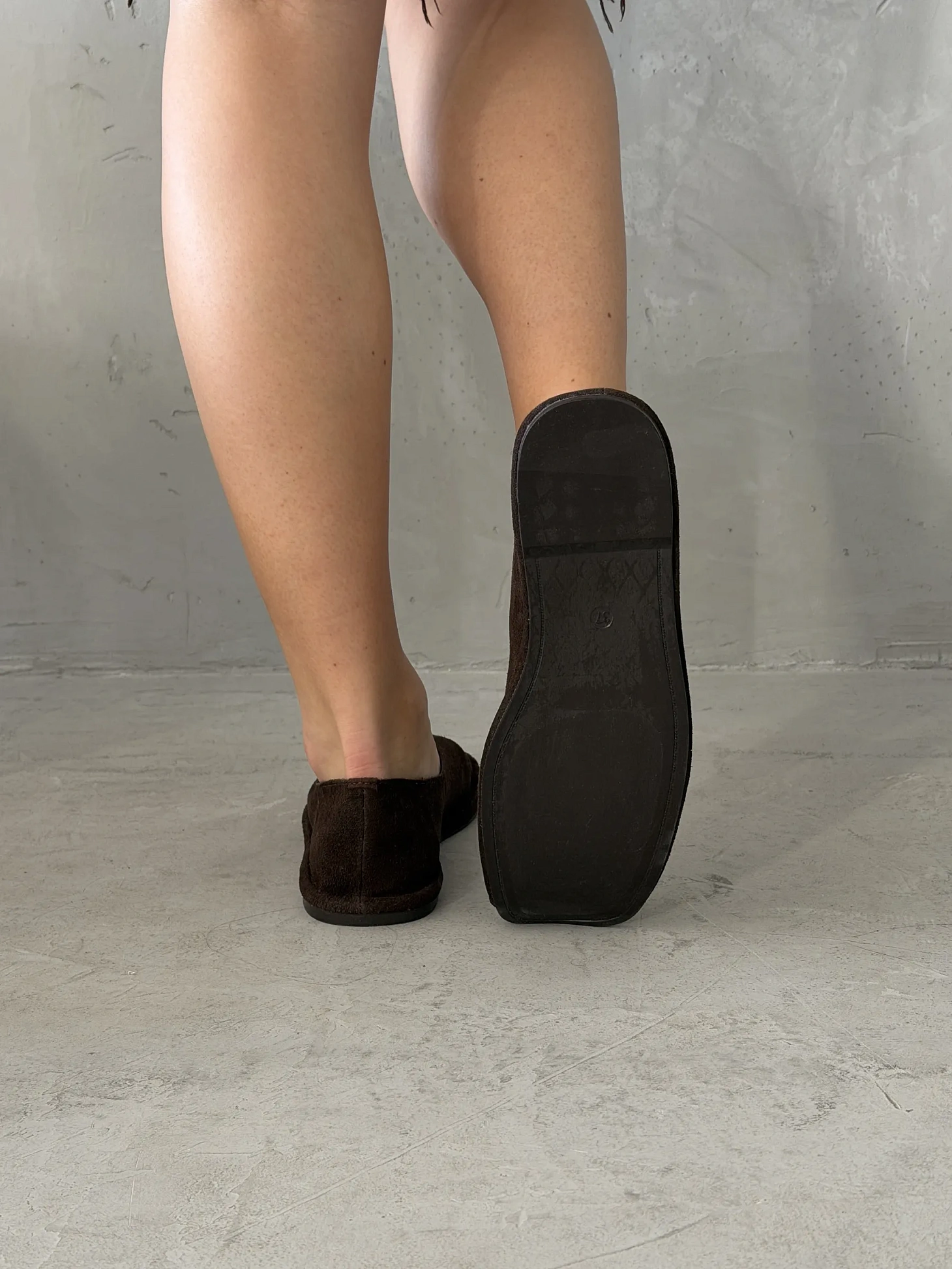 Балетки женские летние натуральная замша