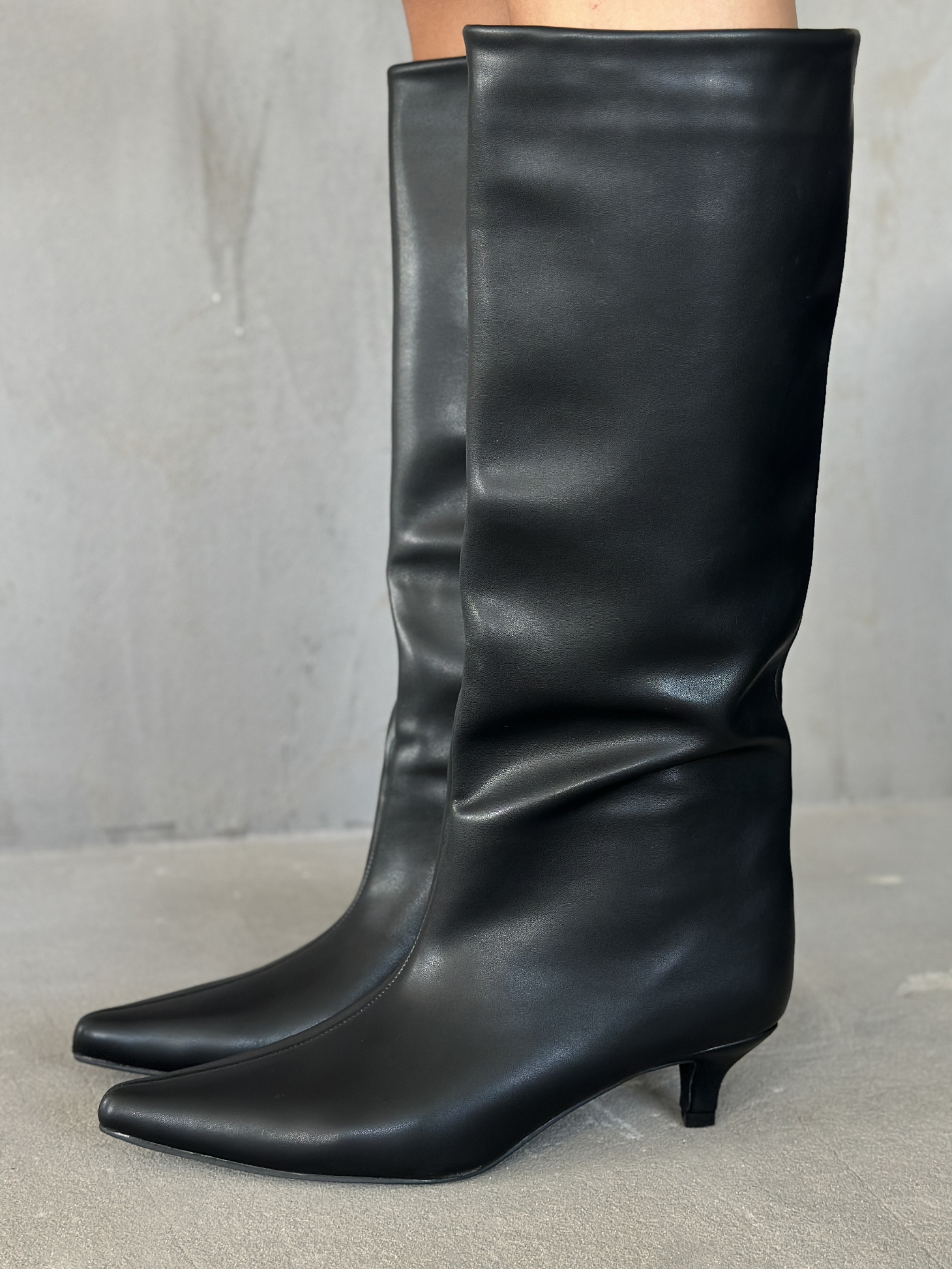 Сапоги женские экокожа