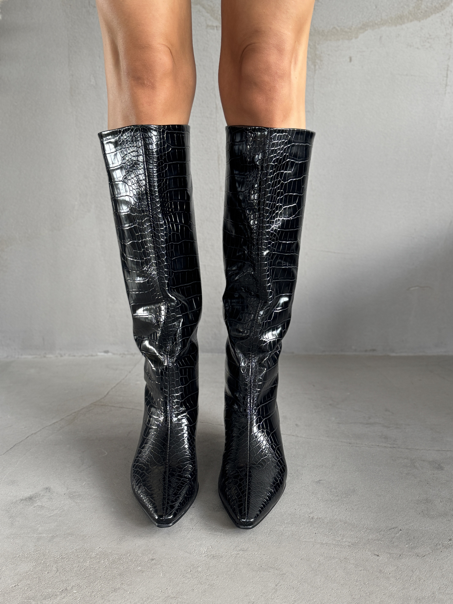 Сапоги женские экокожа