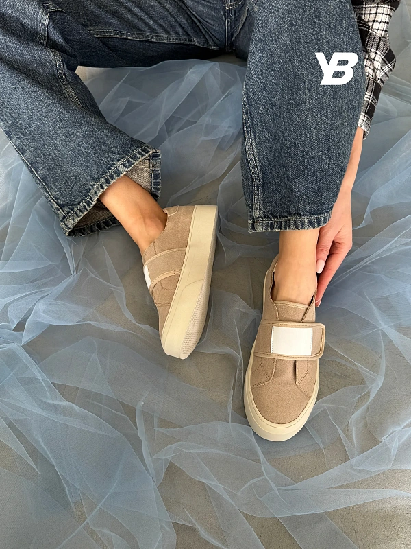 Лоферы женские натуральная замша